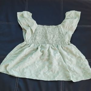 Mittoshop ruffle sleeve top sz Medium